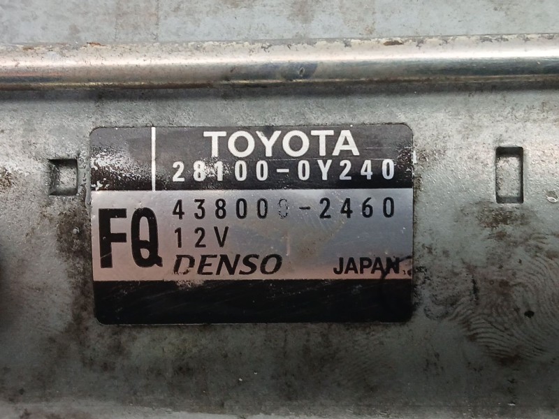 Recambio de motor arranque para toyota auris (_e18_) 1.2 (nre185_) referencia OEM IAM 281000Y240  4380002460