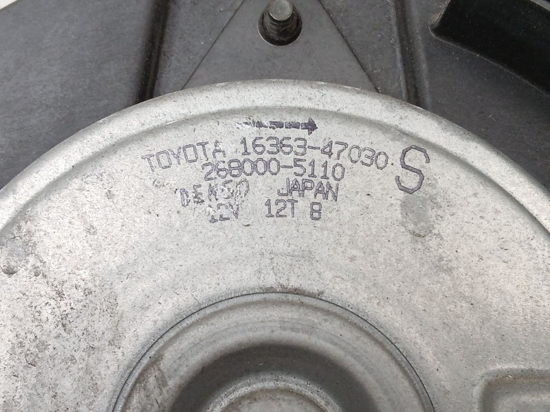 Recambio de electroventilador para toyota auris (_e18_) 1.2 (nre185_) referencia OEM IAM   