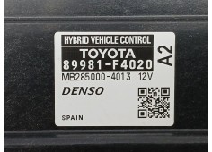 Recambio de modulo electronico para toyota c-hr (_x1_) 1.8 hybrid (zyx10_, zyx11_) referencia OEM IAM 89981F4020   2