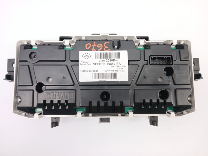 Recambio de cuadro instrumentos para renault captur referencia OEM IAM 248102056R  