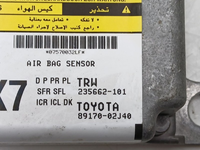 Recambio de kit airbag para toyota auris (_e18_) 1.2 (nre185_) referencia OEM IAM 5598102200  0589P1000235