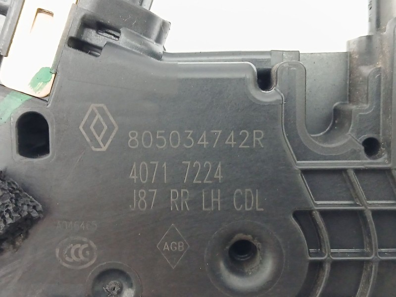 Recambio de cerradura puerta trasera izquierda para renault captur referencia OEM IAM 805034742R  