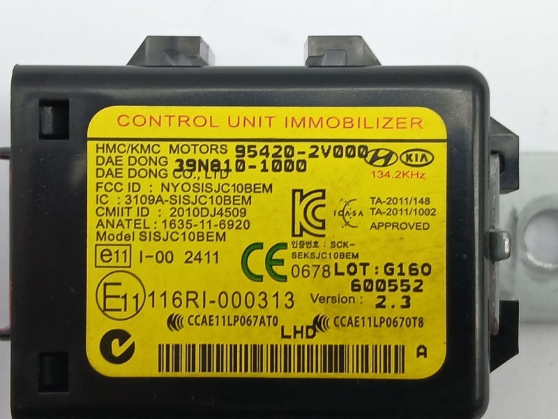 Recambio de modulo electronico para kia rio iii (ub) 1.1 crdi referencia OEM IAM 954202V000  39N8101000
