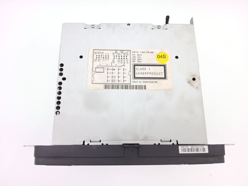 Recambio de sistema audio / cd para seat leon (1p1) 1.4 tsi referencia OEM IAM 5P0035186  7640236366
