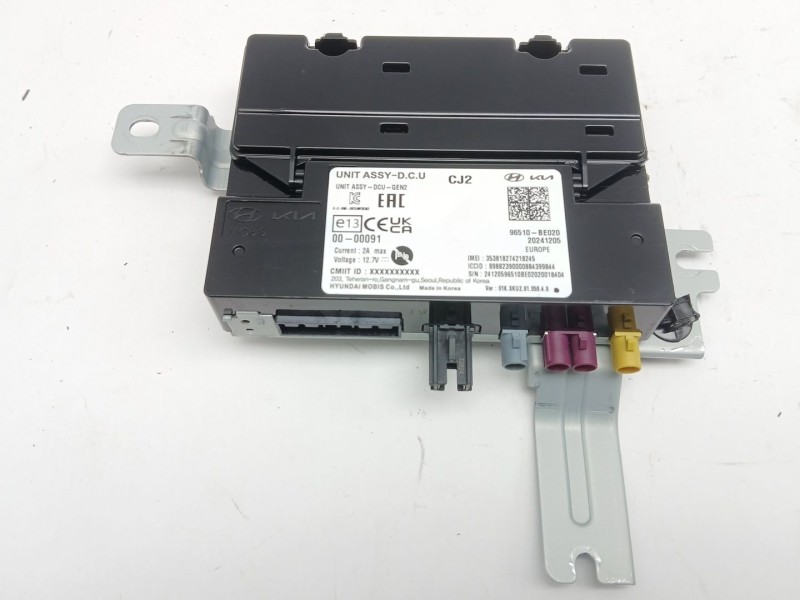 Recambio de modulo electronico para hyundai kona furgoneta/suv (os, ose, osi) 1.6 gdi hybrid referencia OEM IAM 96510BE020  