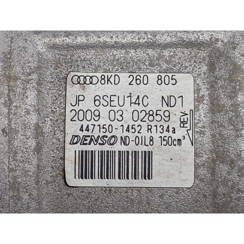 Recambio de compresor aire acondicionado para audi a4 b8 avant (8k5) 1.8 tfsi quattro referencia OEM IAM 8KD260805 4471501452 JP