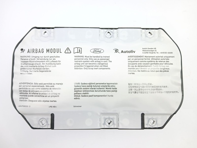 Recambio de airbag delantero derecho para ford grand c-max (dxa/cb7, dxa/ceu) 1.0 ecoboost referencia OEM IAM AM51R042B84BA  