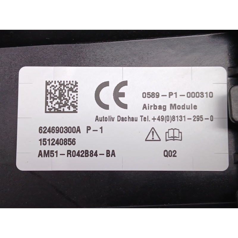 Recambio de airbag delantero derecho para ford grand c-max (dxa/cb7, dxa/ceu) 1.0 ecoboost referencia OEM IAM AM51R042B84BA  