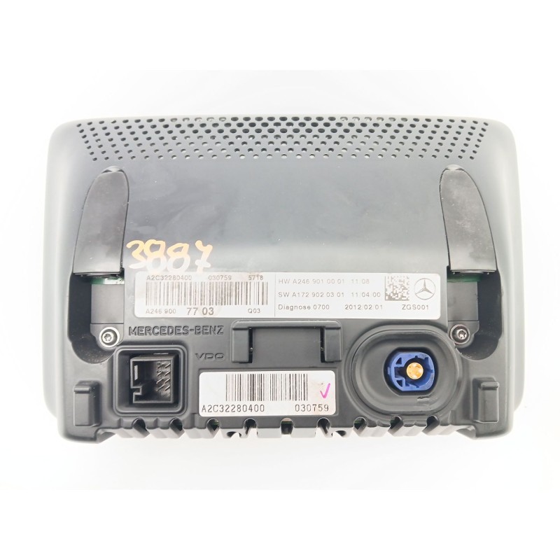 Recambio de pantalla multifuncion para mercedes-benz clase b sports tourer (w246, w242) b 180 cdi (246.200) referencia OEM IAM A