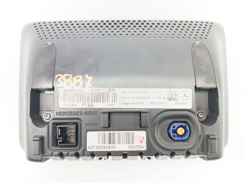 Recambio de pantalla multifuncion para mercedes-benz clase b sports tourer (w246, w242) b 180 cdi (246.200) referencia OEM IAM A