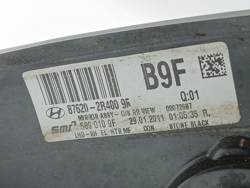 Recambio de retrovisor derecho para hyundai i30 classic referencia OEM IAM 876202R400  876202R4009F