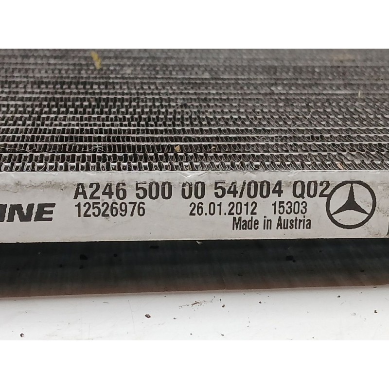 Recambio de condensador / radiador aire acondicionado para mercedes-benz clase b sports tourer (w246, w242) b 180 cdi (246.200) 