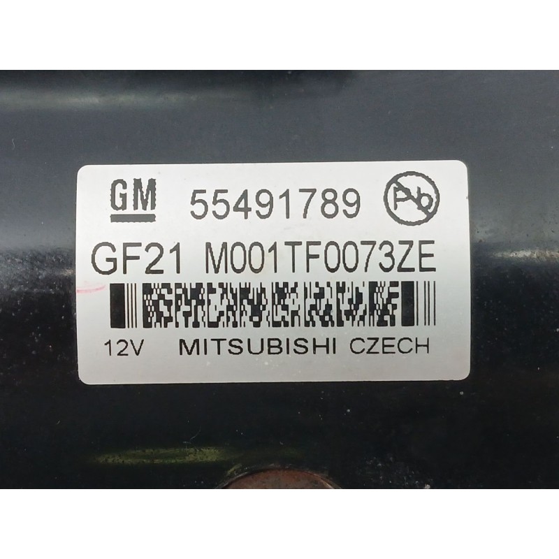 Recambio de motor arranque para opel mokka / mokka x (j13) 1.6 cdti (_76) referencia OEM IAM 55491789  M001TF0073ZE