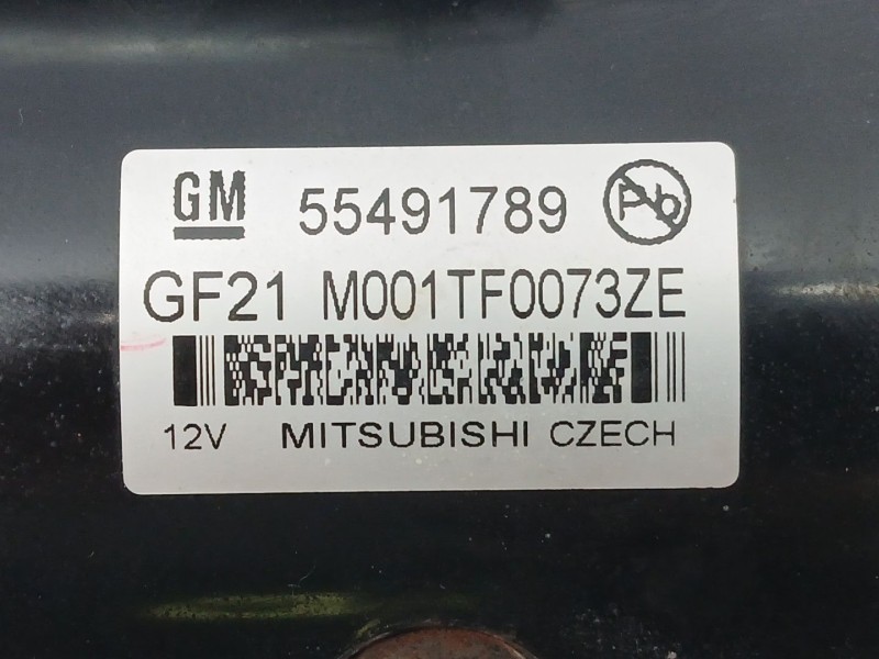 Recambio de motor arranque para opel mokka / mokka x (j13) 1.6 cdti (_76) referencia OEM IAM 55491789  M001TF0073ZE