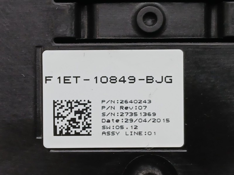 Recambio de cuadro instrumentos para ford grand c-max (dxa/cb7, dxa/ceu) 1.0 ecoboost referencia OEM IAM F1ET10849BJG  