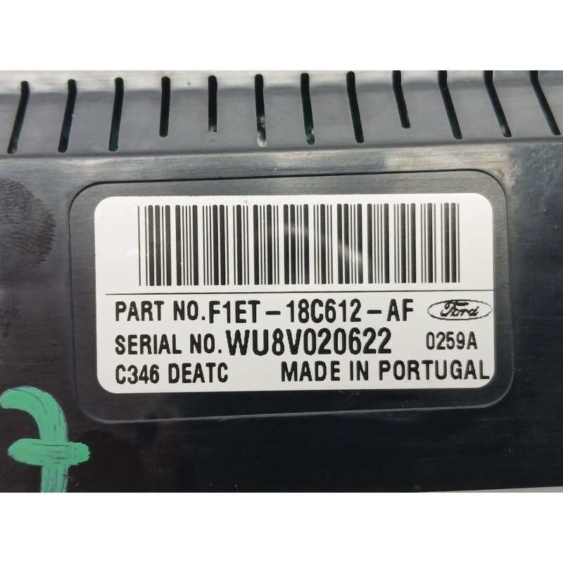 Recambio de mando climatizador para ford grand c-max (dxa/cb7, dxa/ceu) 1.0 ecoboost referencia OEM IAM F1ET18C612AF  