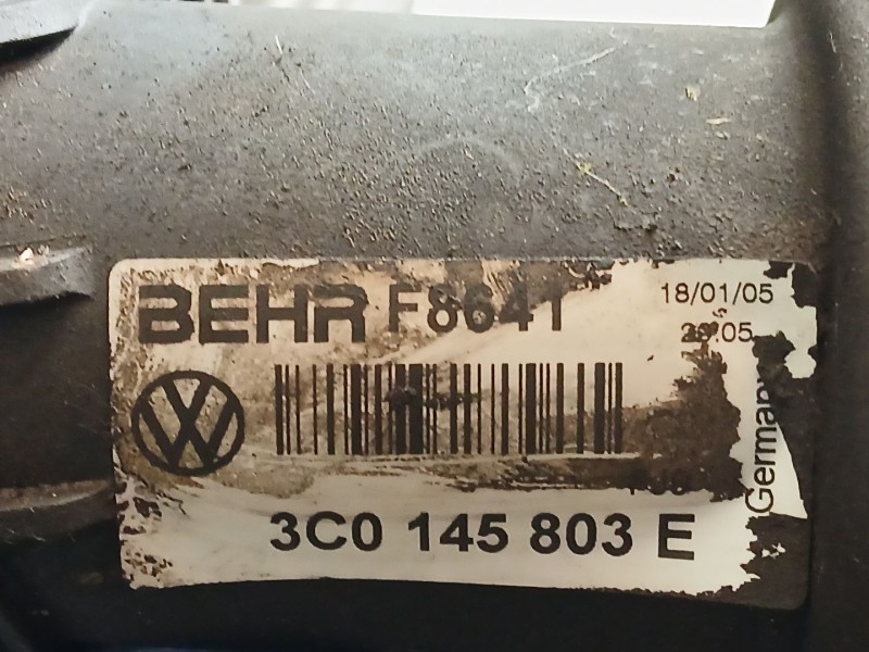 Recambio de intercooler para volkswagen passat berlina (3c2) edition referencia OEM IAM 3C0145803E  