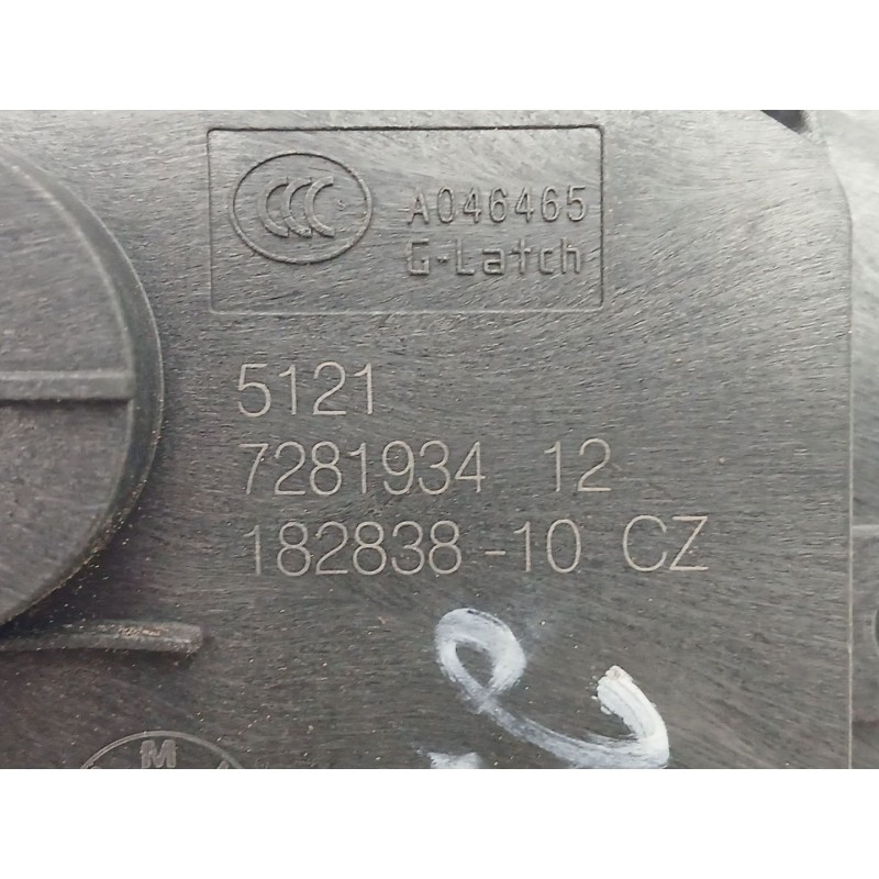 Recambio de cerradura puerta delantera derecha para bmw x1 (f48) sdrive 18 d referencia OEM IAM 5121728193412 18283810CZ 7281934