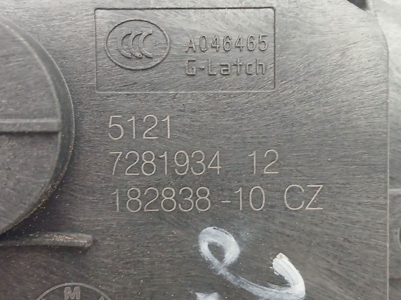 Recambio de cerradura puerta delantera derecha para bmw x1 (f48) sdrive 18 d referencia OEM IAM 5121728193412 18283810CZ 7281934