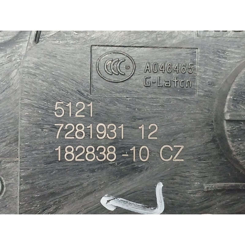 Recambio de cerradura puerta delantera izquierda para bmw x1 (f48) sdrive 18 d referencia OEM IAM 5121728193112 18283810CZ 72819