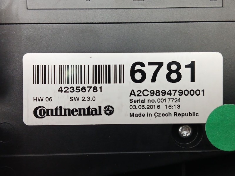 Recambio de mando multifuncion para opel mokka / mokka x (j13) 1.6 cdti (_76) referencia OEM IAM 42356781  A2C9894790001
