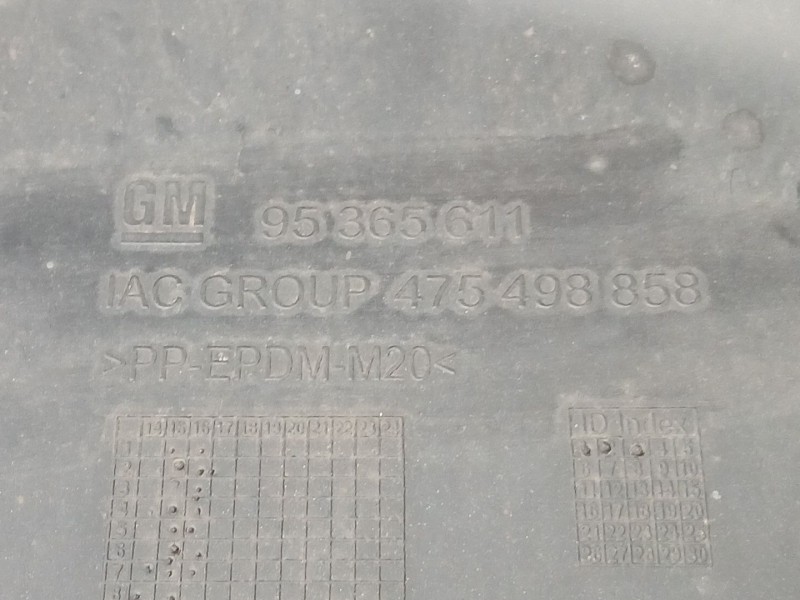 Recambio de paragolpes trasero para opel mokka / mokka x (j13) 1.6 cdti (_76) referencia OEM IAM 95365611 95352038 95352037