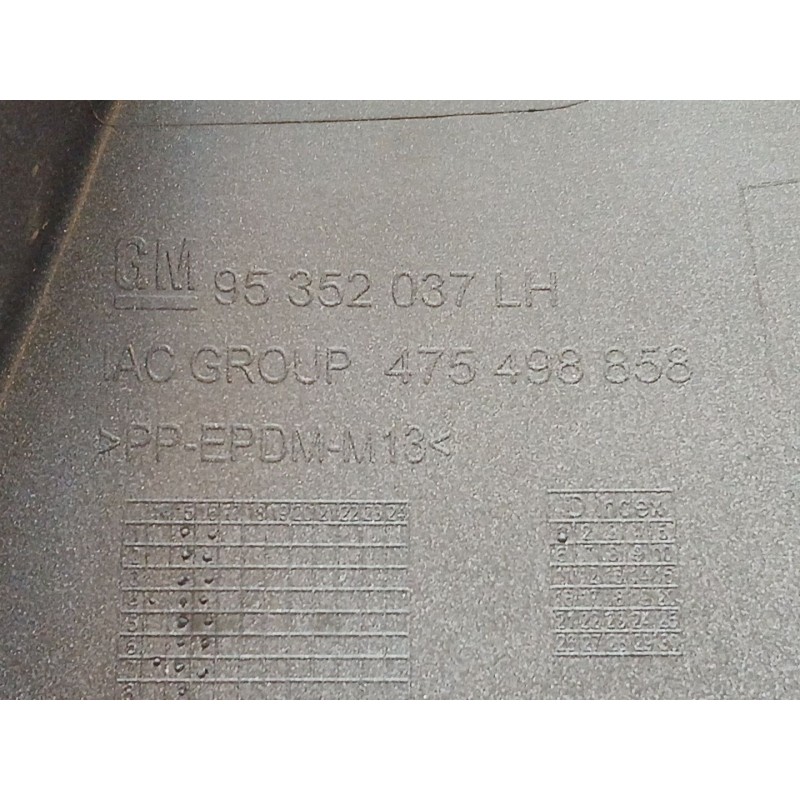 Recambio de paragolpes trasero para opel mokka / mokka x (j13) 1.6 cdti (_76) referencia OEM IAM 95365611 95352038 95352037