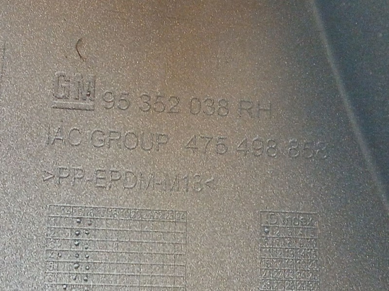 Recambio de paragolpes trasero para opel mokka / mokka x (j13) 1.6 cdti (_76) referencia OEM IAM 95365611 95352038 95352037