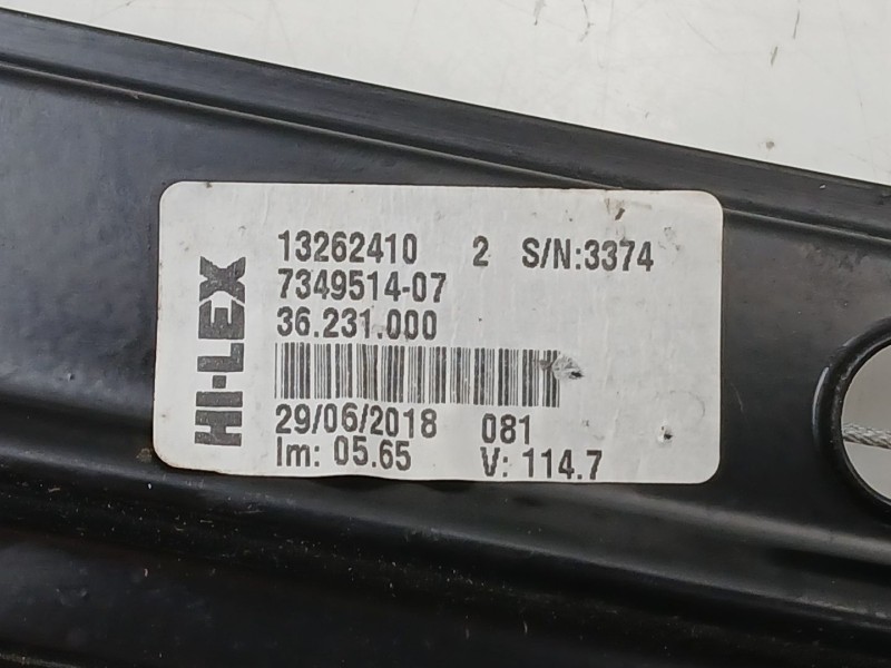 Recambio de elevalunas delantero derecho para bmw x1 (f48) sdrive 18 d referencia OEM IAM 734951407 19995YY0625 71019003