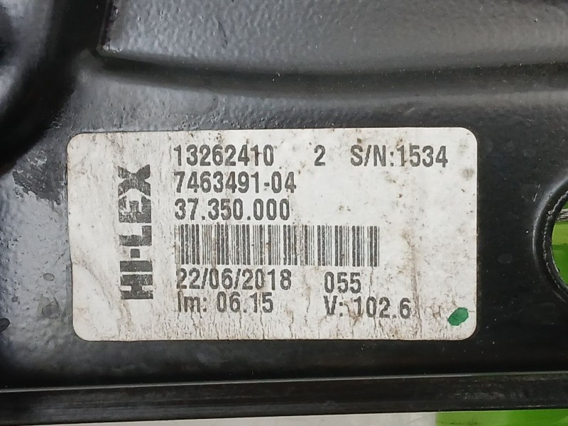 Recambio de elevalunas trasero izquierdo para bmw x1 (f48) sdrive 18 d referencia OEM IAM 746349104 19995YY0625 71019003
