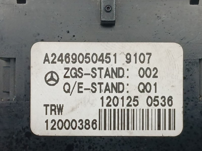 Recambio de palanca freno de mano para mercedes-benz clase b sports tourer (w246, w242) b 180 cdi (246.200) referencia OEM IAM A