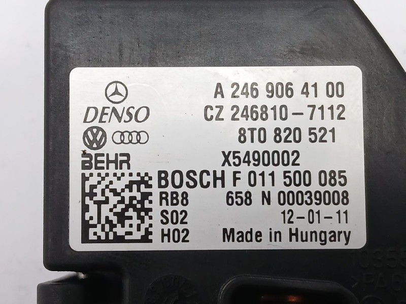 Recambio de resistencia calefaccion para mercedes-benz clase b sports tourer (w246, w242) b 180 cdi (246.200) referencia OEM IAM