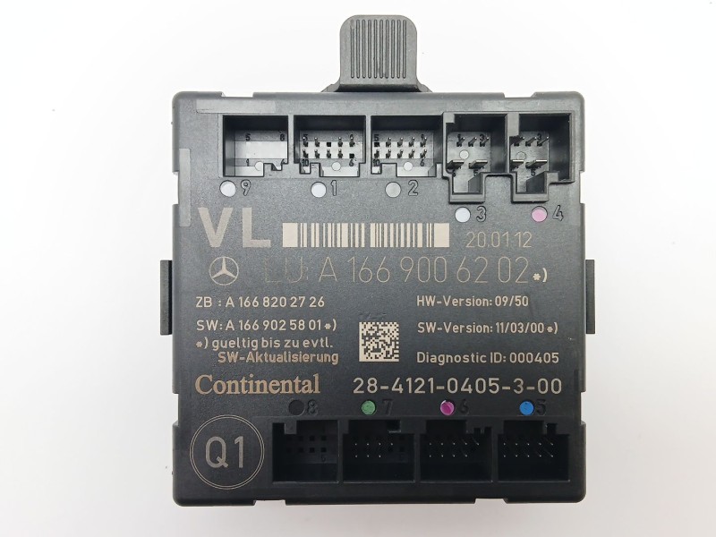 Recambio de modulo electronico para mercedes-benz clase b sports tourer (w246, w242) b 180 cdi (246.200) referencia OEM IAM A166