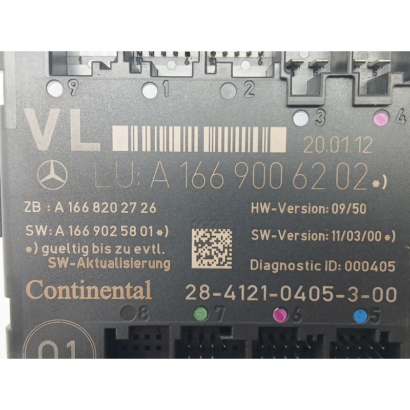 Recambio de modulo electronico para mercedes-benz clase b sports tourer (w246, w242) b 180 cdi (246.200) referencia OEM IAM A166