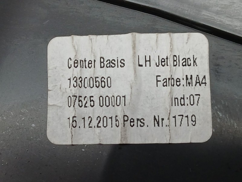 Recambio de rejilla aireadora para opel astra k (b16) 1.6 turbo (68) referencia OEM IAM 13300560  