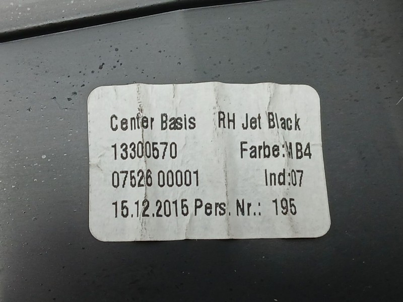 Recambio de rejilla aireadora para opel astra k (b16) 1.6 turbo (68) referencia OEM IAM 13300570  