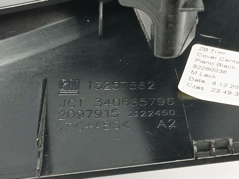 Recambio de moldura para opel astra k (b16) 1.6 turbo (68) referencia OEM IAM 13257562  