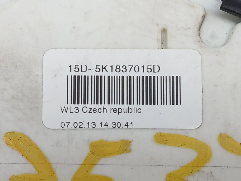 Recambio de cerradura puerta delantera izquierda para volkswagen polo (6r1) advance referencia OEM IAM 5K1837015D  