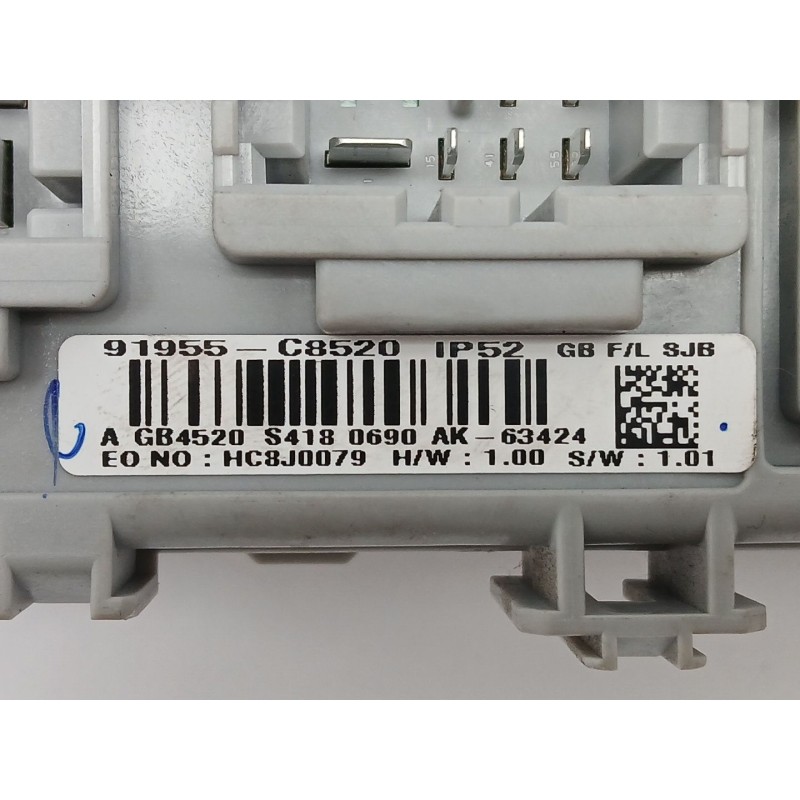 Recambio de caja reles / fusibles para hyundai i20 ii (gb, ib) 1.0 t-gdi referencia OEM IAM 91955C8520  