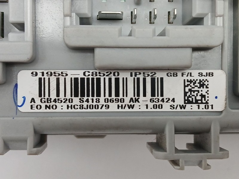 Recambio de caja reles / fusibles para hyundai i20 ii (gb, ib) 1.0 t-gdi referencia OEM IAM 91955C8520  