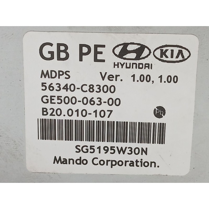 Recambio de columna direccion para hyundai i20 ii (gb, ib) 1.0 t-gdi referencia OEM IAM 56310C8400 56340C8300 GE610J4801