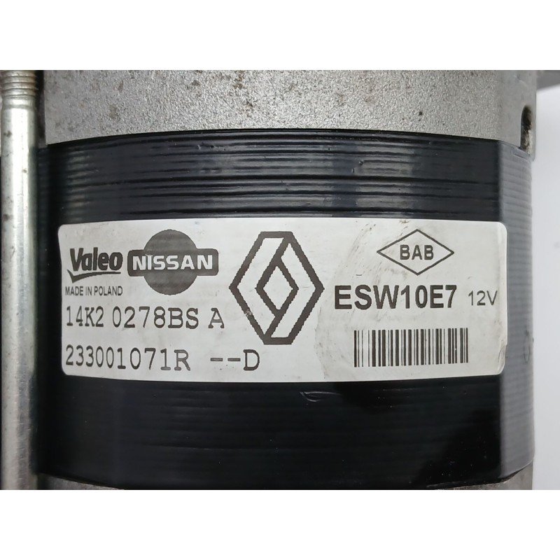 Recambio de motor arranque para renault clio iv (bh_) 0.9 tce 90 referencia OEM IAM 233001071R  ESW10E7