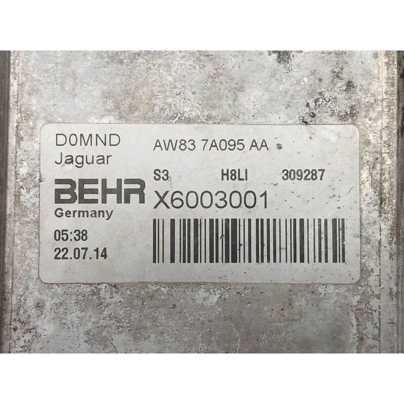 Recambio de radiador caja cambios para jaguar xf i (x250) 3.0 d referencia OEM IAM AW837A095AA  X6003001