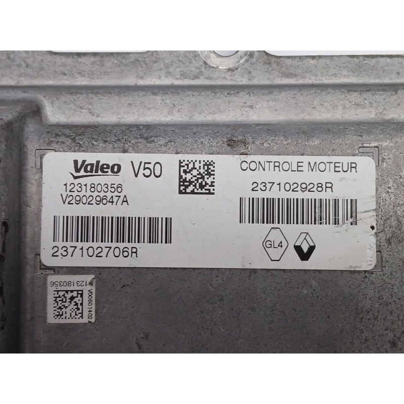 Recambio de centralita motor uce para renault clio iv (bh_) 0.9 tce 90 referencia OEM IAM 237102928R V29029647A 237102706R