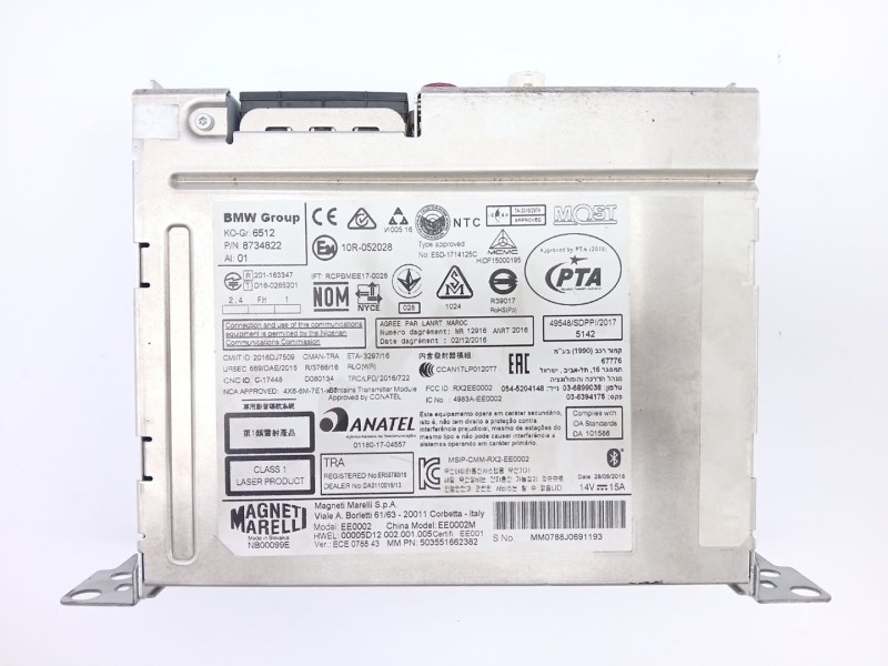 Recambio de sistema audio / cd para bmw x1 (f48) sdrive 18 d referencia OEM IAM 6512873482201  