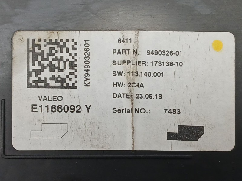 Recambio de modulo electronico para bmw x1 (f48) sdrive 18 d referencia OEM IAM 6411949032601 E1166092Y 949032601