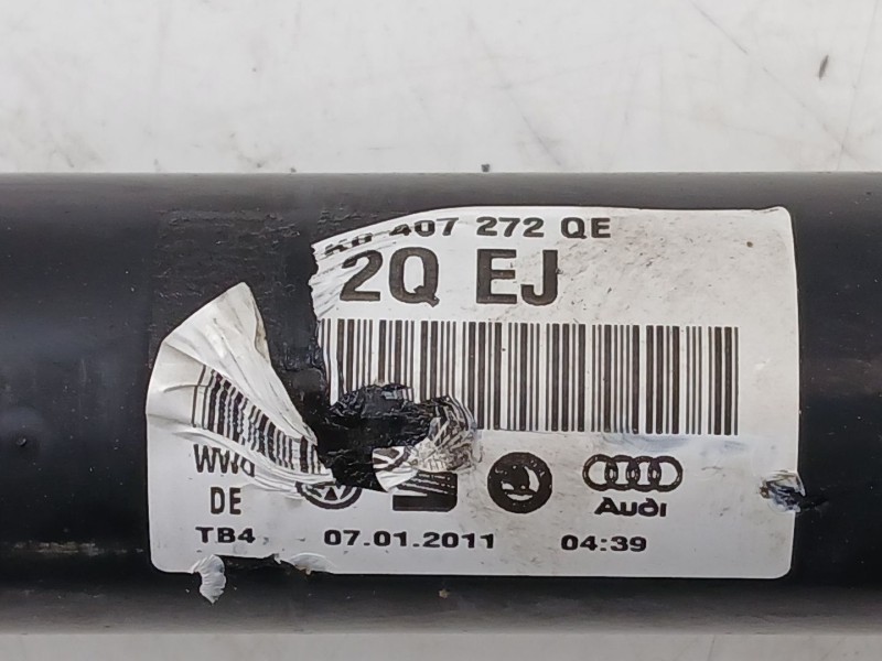 Recambio de transmision delantera derecha para volkswagen scirocco iii (137, 138) 2.0 tdi referencia OEM IAM 1K0407272QE  