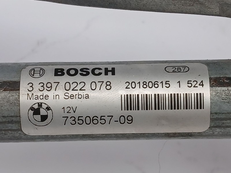 Recambio de motor limpia delantero para bmw x1 (f48) sdrive 18 d referencia OEM IAM 735065709 0390243617 3397022078
