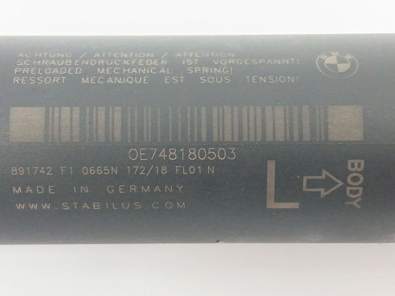 Recambio de amortiguadores maletero / porton para bmw x1 (f48) sdrive 18 d referencia OEM IAM OE748180503  