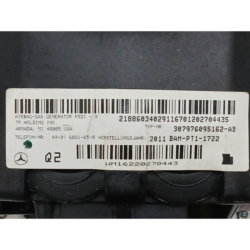 Recambio de kit airbag para mercedes-benz clase b sports tourer (w246, w242) b 180 cdi (246.200) referencia OEM IAM A24668000879